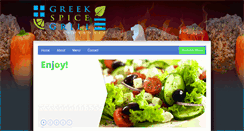 Desktop Screenshot of greekspicegrill.com