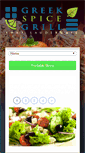 Mobile Screenshot of greekspicegrill.com